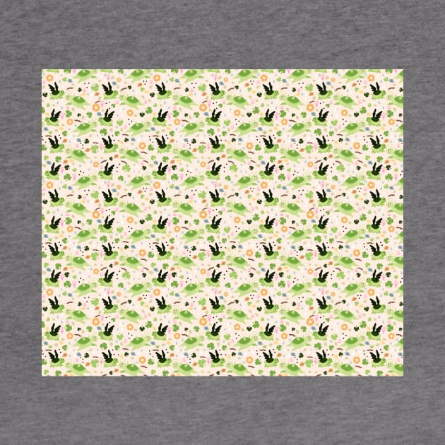 Lucky Green Turtle Pattern by saradaboru